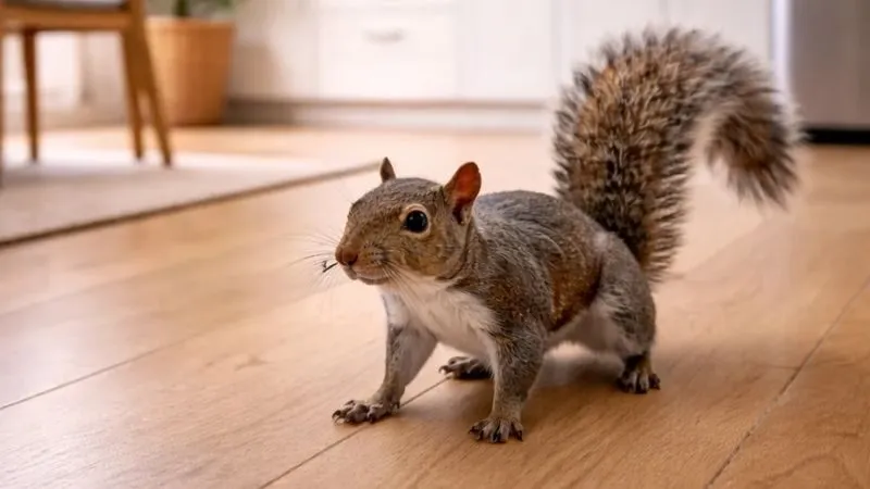 Mơ thấy sóc chạy vào nhà