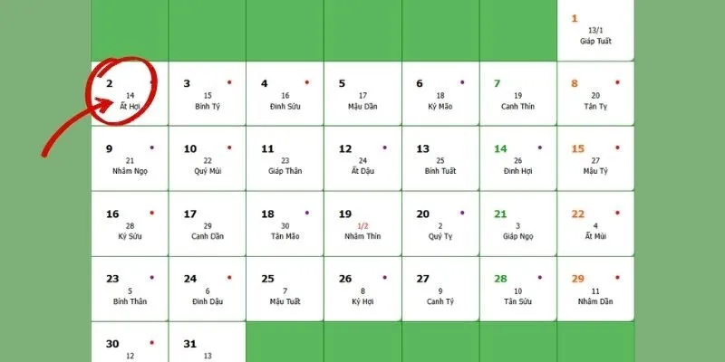 Cách xem ngày tốt xấu đơn giản theo từng năm