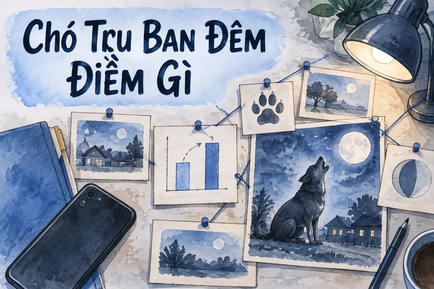 Chó Tru Ban Đêm Điềm Gì