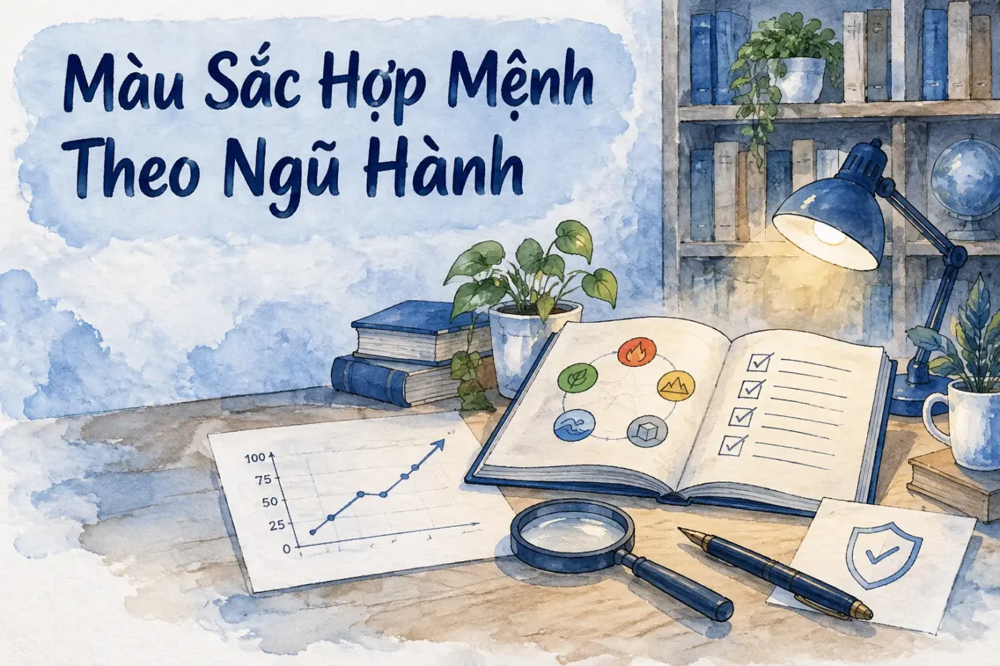 Màu Sắc Hợp Mệnh Theo Ngũ Hành Chuẩn Phong Thủy
