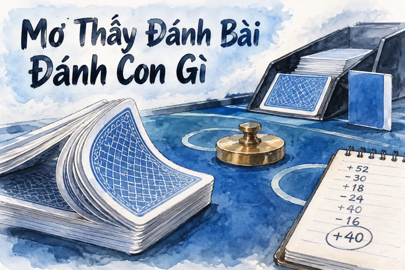 Mơ Thấy Đánh Bài Đánh Con Gì