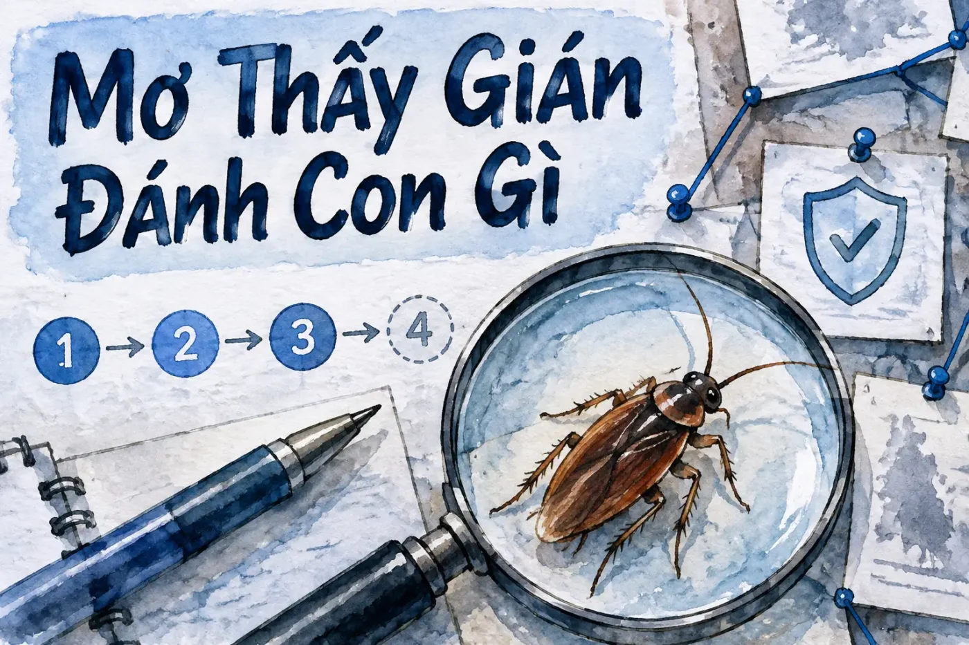 Mơ Thấy Gián Đánh Con Gì