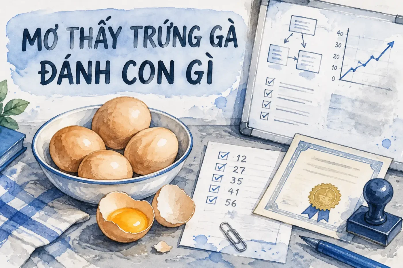 Mơ Thấy Trứng Gà Đánh Con Gì