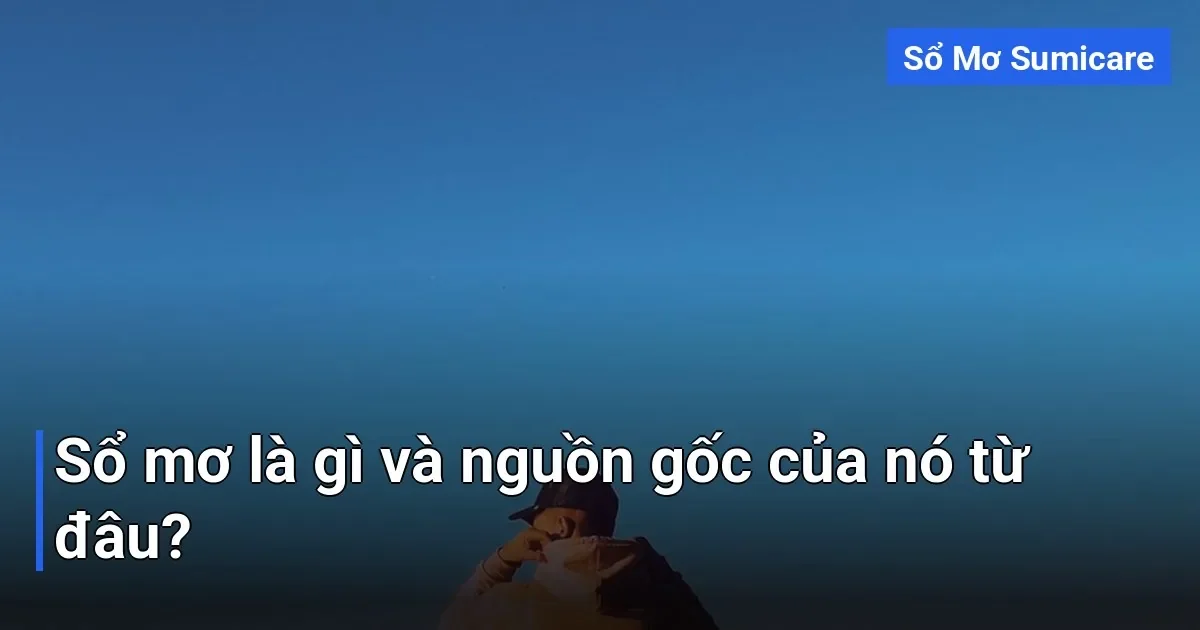 Sổ mơ là tập hợp những biểu tượng giấc mơ được ghi chép và đối chiếu với các con số cụ thể